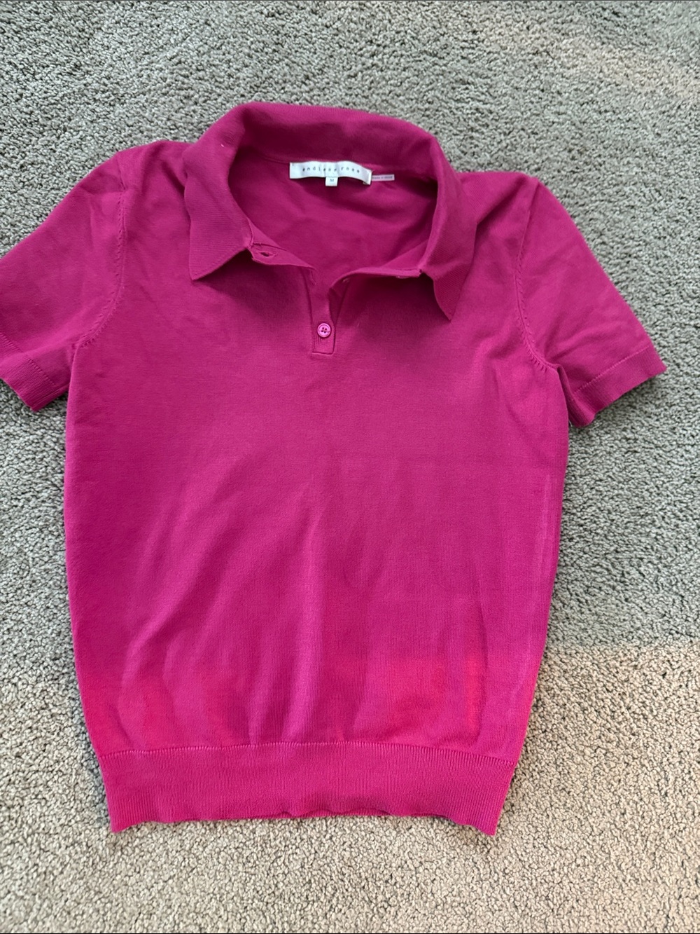 Endless rose collars sweater polo M new without tags from Anthropologie.